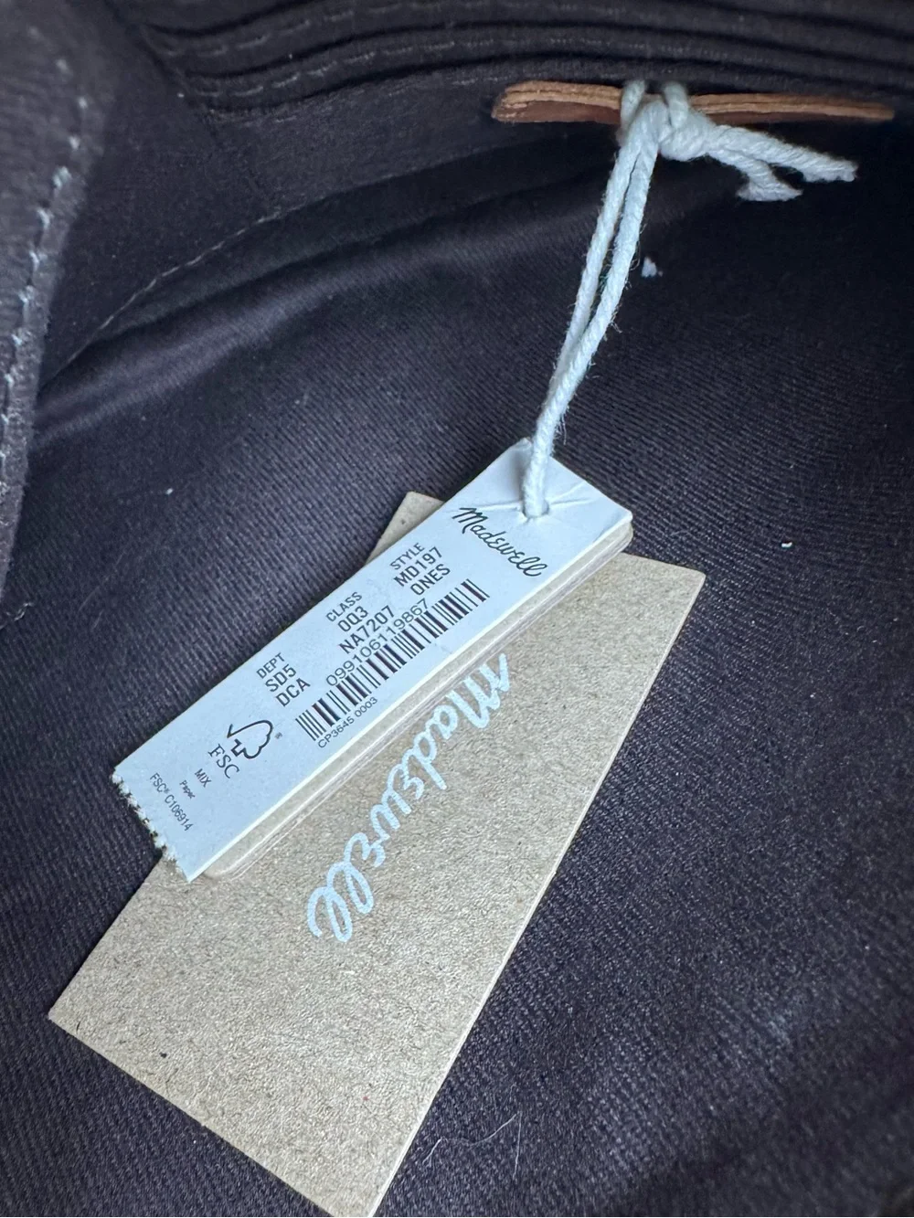 Madewell genuine leather